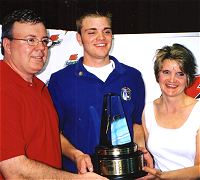 Wally, Chris & Betsy Lubanski - 2003 Gatorade National HS Player Baseball Player of the Year